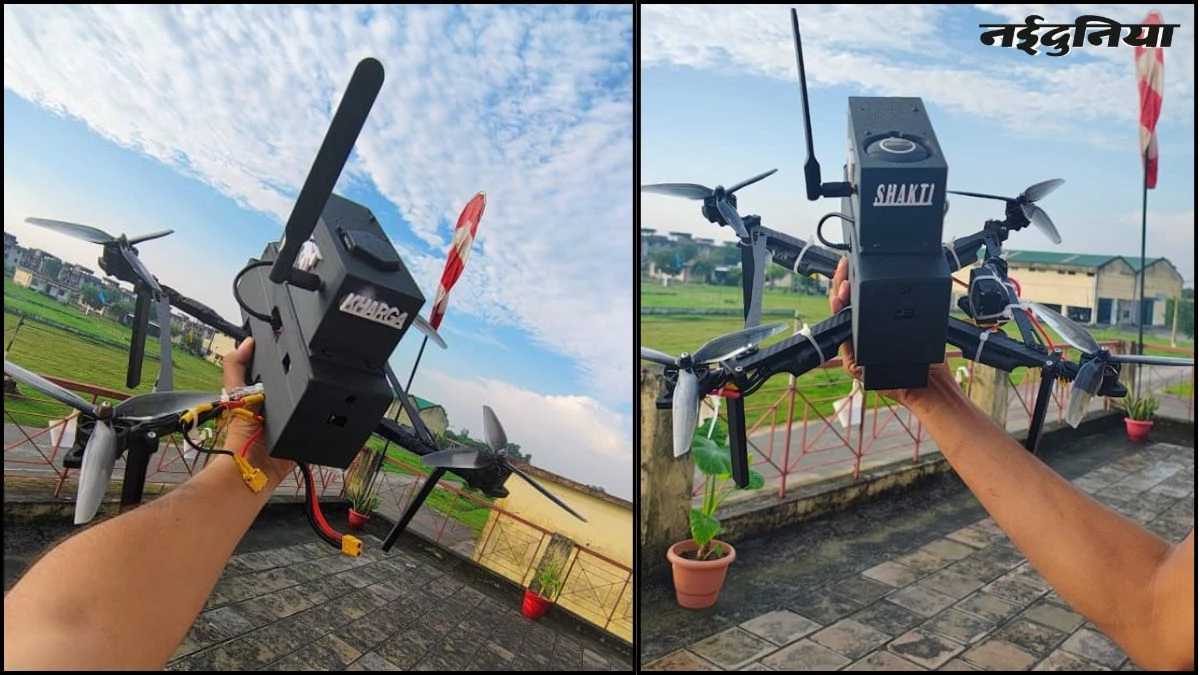 इंदौर: DAVV के छात्रों ने किया कमाल, इंडियन आर्मी के लिए बनाए दो नए अचूक ड्रोन