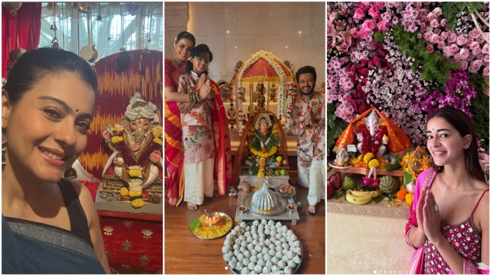 Bollywood Ganesh Celebration: करीना कपूर, काजोल, सोनू सूद समेत कई सितारों ने बप्पा का किया स्वागत