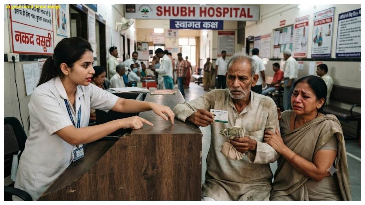 आयुष्मान भारत योजना के नाम पर दोहरी लूट, बिलासपुर के अस्पतालों में कार्ड से...