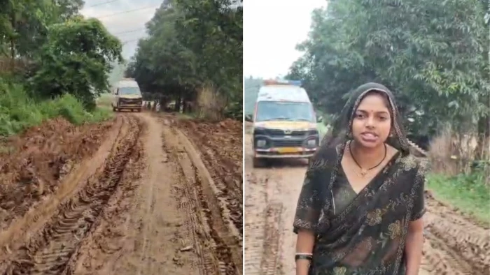 सीधी में सड़क पर फंसी जिंदगी, लीला ने सांसद को कहा-रावण; बोलीं- 2026 तक सड़क नहीं तो कुर्सी जाएगी