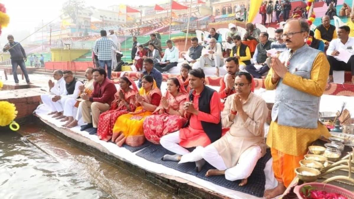 Narmada Jayanti 2024 : नर्मदापुरम में जलमंच से आज CM मोहन यादव करेंगे मां नर्मदा का पूजन-अभिषेक