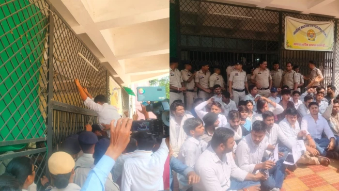 छत्तीसगढ़ 12वीं बोर्ड के  हिंदी का पेपर लीक होने के आरोपों से हड़कंप, माशिमं ने दर्ज कराई FIR; NSUI छात्र संगठन ने घेरा कार्यालय