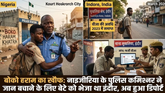 बोको हराम का खौफ... नाइजीरिया के पुलिस कमिश्नर ने जान बचाने के लिए बेटे को भेजा था इंदौर, अब हुआ डिपोर्ट