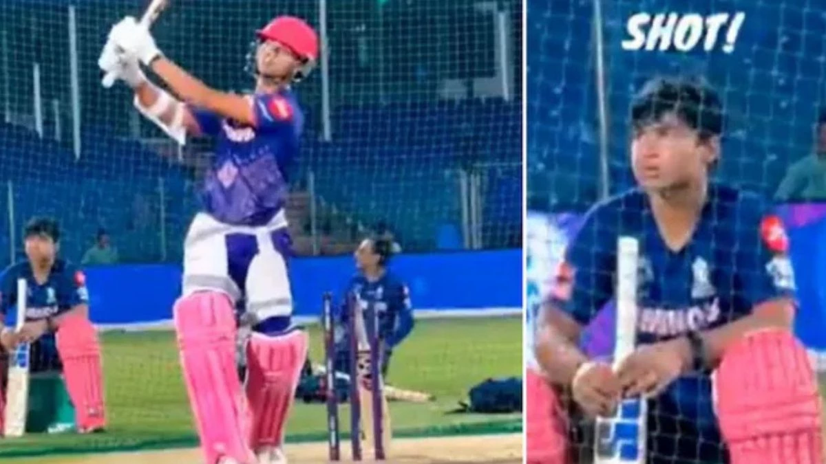 IPL 2025: Youth Vaibhav Suryavanshi, seeing the batting of Yashasvi Jaiswal, video is going viral