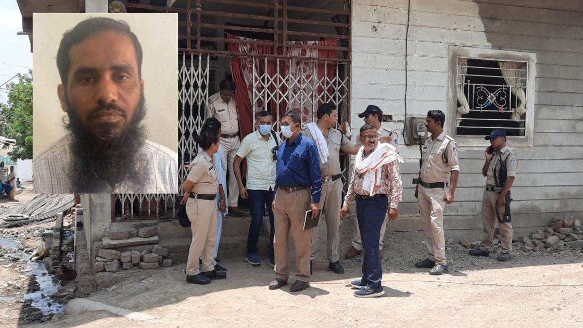 Terrorist in Khandwa: खंडवा में सिमी सदस्य रहे रकीब कुरैशी के घर कोलकाता एनआइए टीम की दबिश