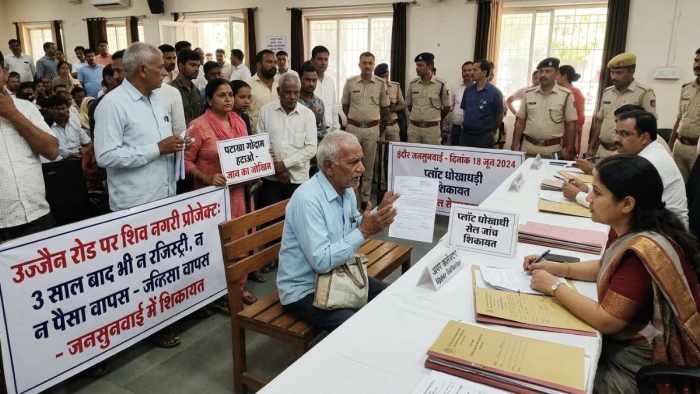इंदौर में प्लॉट के नाम पर धोखाधड़ी: उज्जैन रोड पर खरीदे प्लॉट की 3 साल बाद भी नहीं की रजिस्ट्री, पैसे भी हड़पे