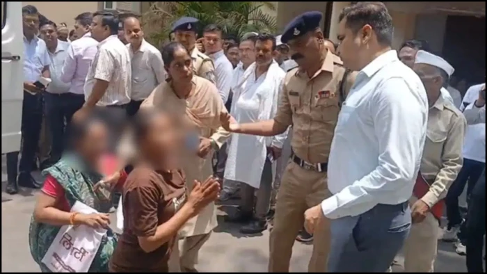 दबंगों से परेशान महिला कलेक्टर के पैरों में गिरी, रोते हुए बोली- साहब! बेटी के साथ रोज होती है छेड़छाड़, बचा लो
