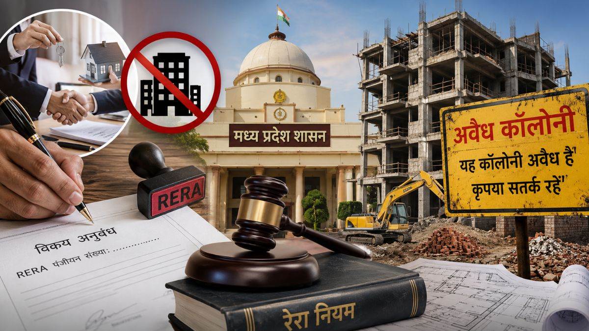 मध्य प्रदेश में बिना रेरा पंजीयन बिक रहीं प्रॉपर्टी, सरकार के नियमों को ठेंगा दिखा रहे बिल्डर