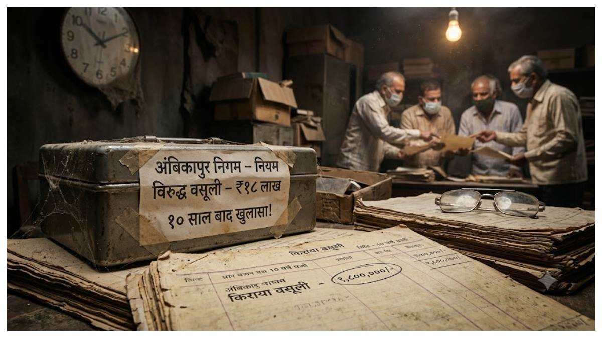 अंबिकापुर निगम ने नियम विरुद्ध दुकानों से वसूला 18 लाख किराया; 10 साल बाद खुली अफसरों की नींद
