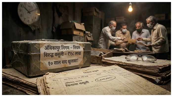 अंबिकापुर निगम ने नियम विरुद्ध दुकानों से वसूला 18 लाख किराया; 10 साल बाद खुली अफसरों की नींद