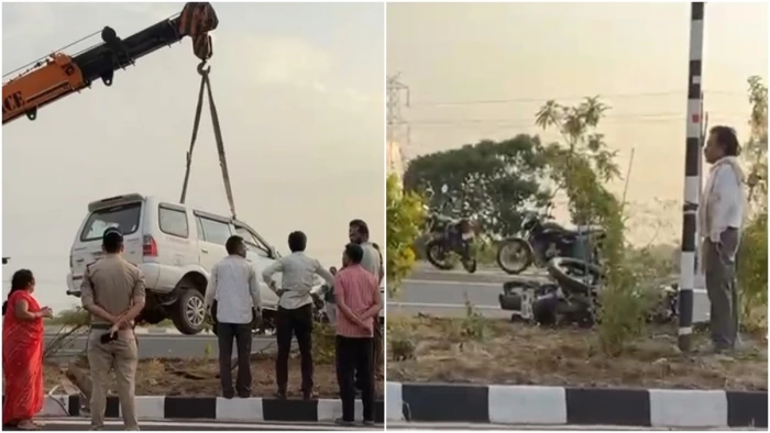 बैतूल-इंदौर हाईवे पर जीप ने बाइक को मारी टक्कर, दो युवतियों और एक युवक की मौत