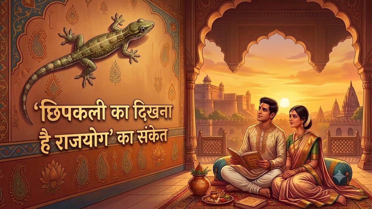 घर की इस दीवार पर छिपकली का दिखना है ‘राजयोग’ का संकेत, रातों-रात बदल सकती है आपकी किस्मत