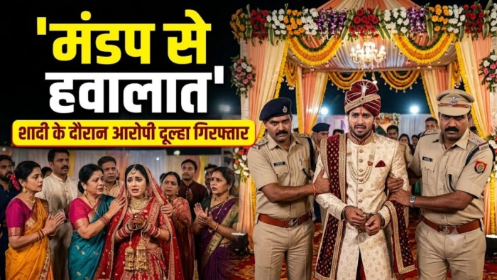 मंडप से सीधे हवालात पहुंचा दूल्हा… इंदौर में शादी की रस्में निभा रहे दुष्कर्म के आरोपी को पुलिस ने किया गिरफ्तार