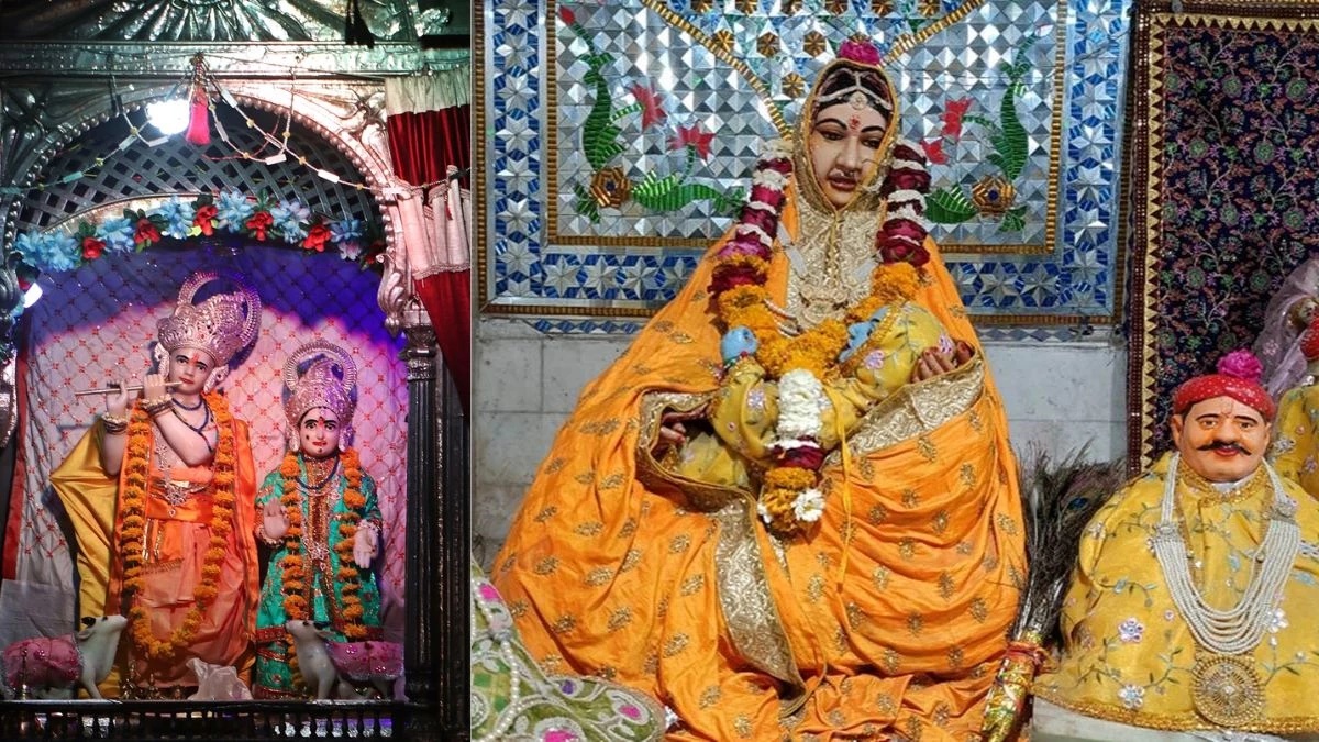 जनमाष्‍टमी पर आस्था का उल्लास : मध्यरात्रि में गूंजे कृष्ण मंदिरों में शंख ध्वनि और घंटे-घड़ियाल