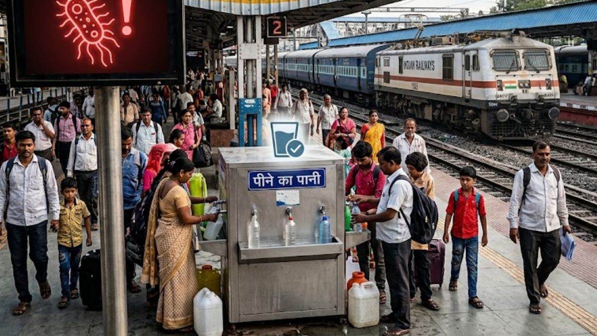 रेलवे स्टेशनों के पानी में ई-कोली, CAG रिपोर्ट में खुलासा