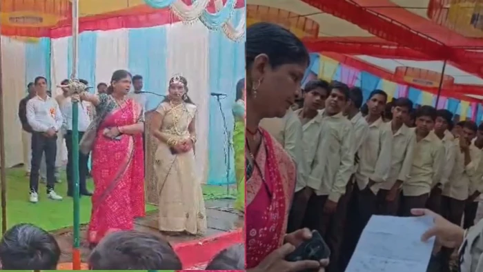 दमोह में स्वतंत्रता दिवस पर हंगामा, पूर्व प्रिंसिपल ने बच्चों के सामने नए प्राचार्य को बताया 'घूसखोर', वीडियो वायरल
