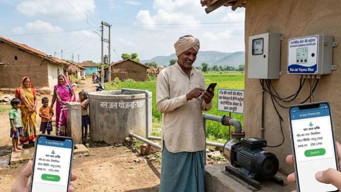 धार में अब मोबाइल से कंट्रोल होगी गांव की पानी की मोटर, नल-जल योजनाओं में लगेंगे आटोमैटिक सेंसर