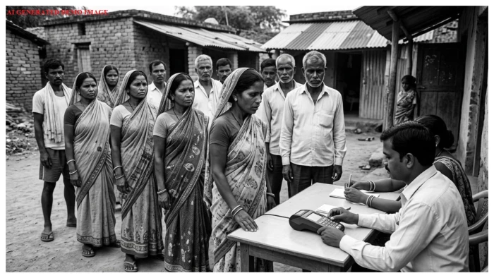 सूरजपुर में 111 गरीबों के हक का राशन कौन खा गया? अंगूठा लगवाकर 4 माह का चावल पचा गया राशन दुकान संचालक
