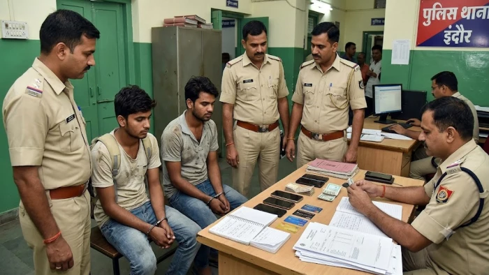 इंदौर में बीएससी का छात्र बेच रहा था म्यूल अकाउंट, कमीशन के झगड़े में साथी सहित गिरफ्तार
