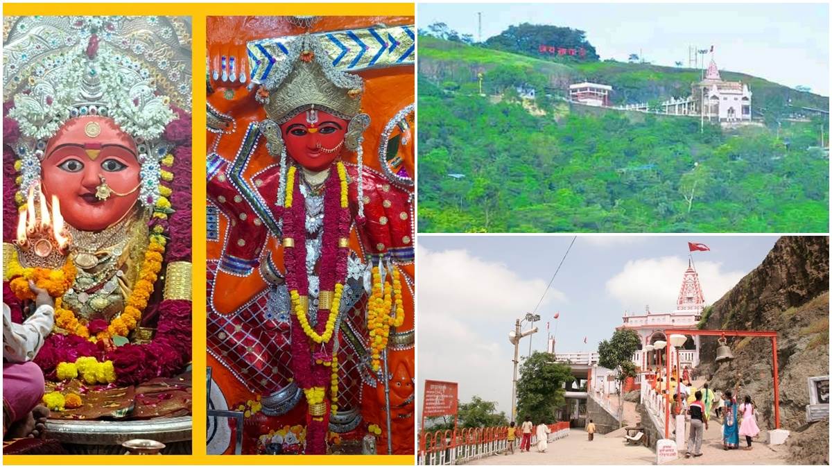 देवास की माता टेकरी: रक्त की बूंदें गिरने से बना रक्तपीठ, 300 फीट ऊंची पहाड़ी पर ढाई हजार साल पुराना मंदिर