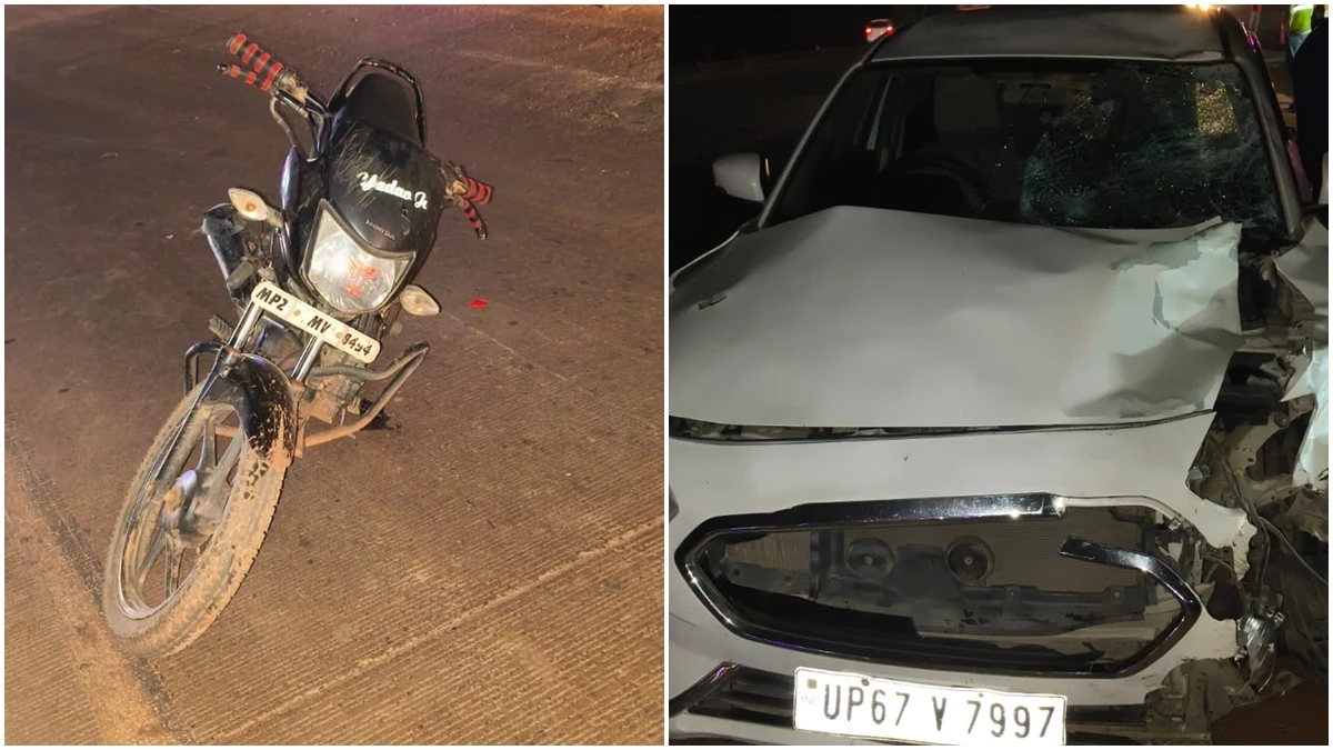 स्लीमनाबाद फोरलेन में सड़क हादसे में दो की मौत, कार ने मारी बाइक सवारों को टक्कर