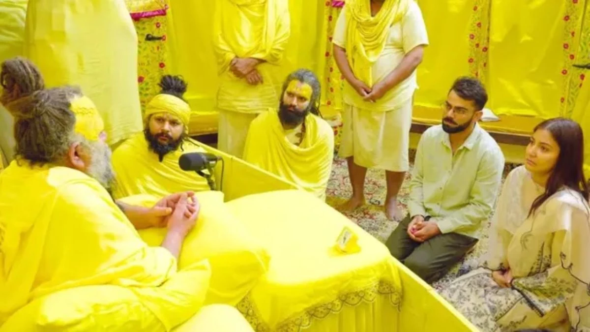 विराट कोहली और अनुष्का की वृंदावन में गोपनीय एंट्री, स्थानीय पुलिस को भी नहीं हुई जानकारी, संत प्रेमानंद से करेंगे मुलाकात