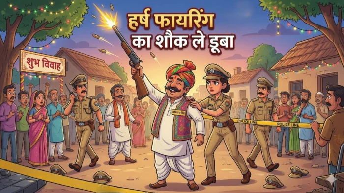 भोपाल में हर्ष फायरिंग का शौक ले डूबा... शादी-समारोहों में करता था फायर, शिकारी से खरीदी थी हाईपावर रायफल, भेजा जेल