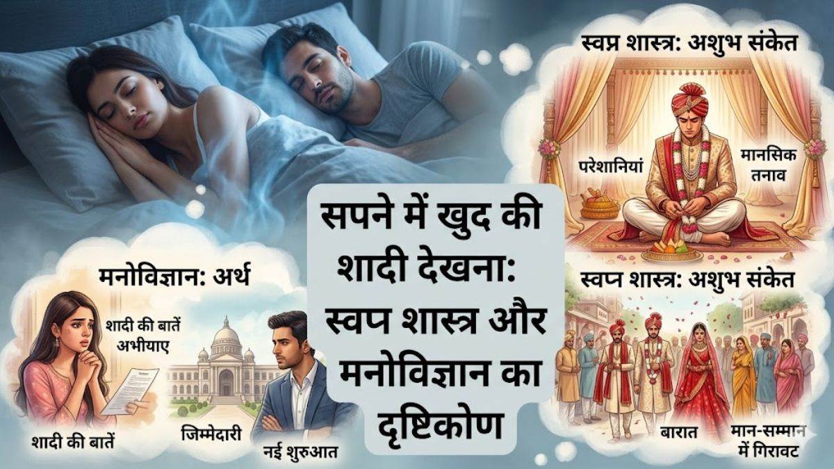 सपने में अपनी शादी देखना शुभ या अशुभ? स्वप्न शास्त्र में छिपे हैं गहरे राज
