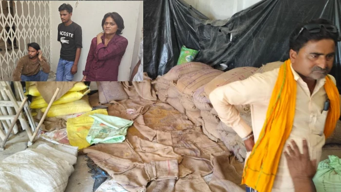 मुरैना में चोरों का आतंक, 10 क्विंटल सरसों चोरी, घर में वारदात, मंदिर के पास घूमते तीन संदिग्धों को जनता ने पकड़ा