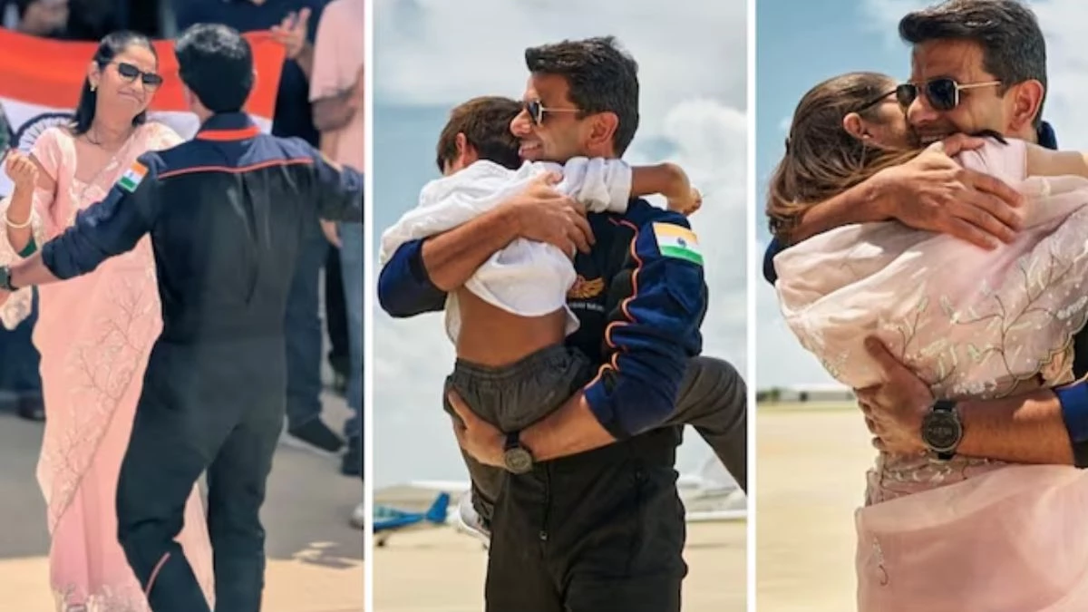 Shubhanshu Shukla News: अंतरिक्ष में 18 दिन बिताने के बाद पत्नी और बेटे से मिलकर भावुक हुए शुभांशु शुक्ला, इंस्टाग्राम पर शेयर की तस्वीरें