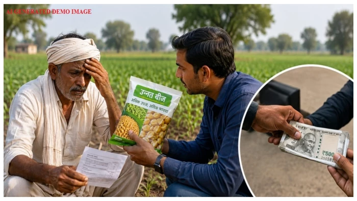 बिलासपुर पचपेड़ी में शातिर ठग का शिकार बना किसान: उन्नत बीज देने का झांसा देकर की 60 हजार की धोखाधड़ी