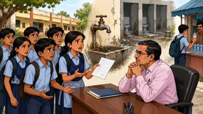 'घर से लाई बोतल का पानी हो जाता है खत्म, दुकान से खरीदना पड़ता है'... भोपाल के सरकारी स्कूल में पेयजल किल्लत पर फूटा छात्रों का गुस्सा