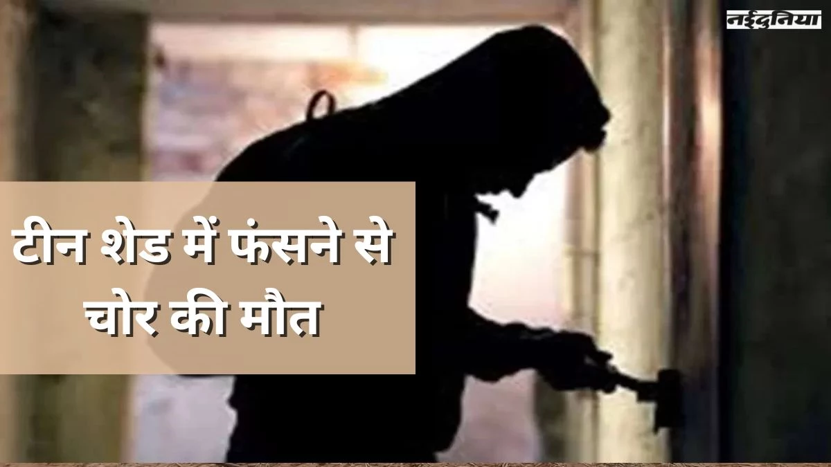 Bilaspur Crime: धड़ भीतर और सिर बाहर... दुकान में चोरी करने घुसा युवक टीन शेड में फंसा, मौत