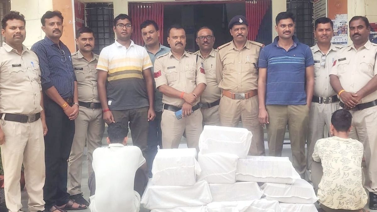 पन्ना में कोतवाली पुलिस की बड़ी कार्रवाई, विभिन्न ब्रांड की शराब समेत दो आरोपी गिरफ्तार