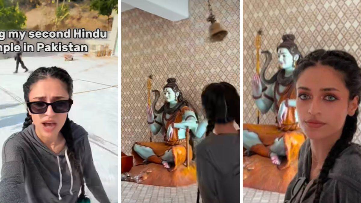 पाकिस्तान में शिव मंदिर पहुंची कनाडाई महिला, हिंदू गांवों की जिंदगी देखकर सोशल मीडिया पर मचा हंगामा; VIDEO शेयर कर कही ये बात