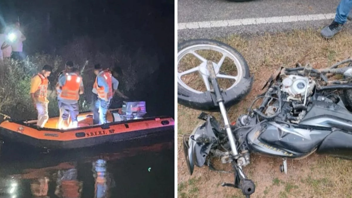 MP Road Accident: भिंड में दर्दनाक हादसा, अज्ञात जीप की टक्कर से तीन बाइक सवार नहर में गिरे, देर रात शव बरामद