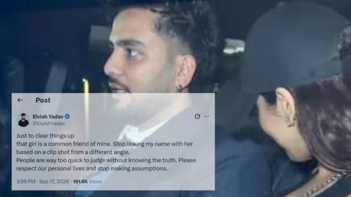 'वह सिर्फ मेरी कॉमन फ्रेंड है...': मिस्ट्री गर्ल संग डेटिंग की खबरों पर भड़के एल्विश यादव, पोस्ट शेयर कर बताई सच्चाई