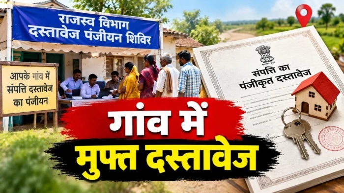 अब गांव में ही मुफ्त मिलेगा संपत्ति का पंजीकृत दस्तावेज, आज से जबलपुर में लगेंगे शिविर
