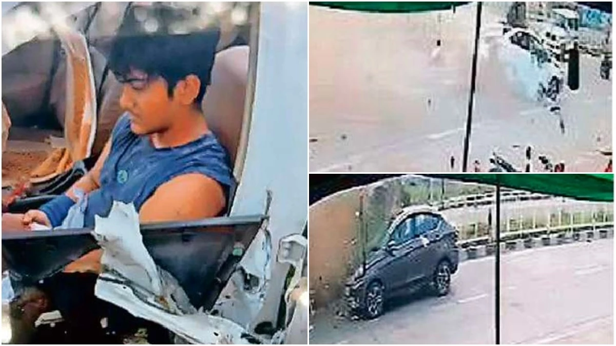 Bhopal News: डिवाइडर पर चढ़कर उछली कार, सामने से आ रही कार से टकराई, 11वीं के छात्र की मौत