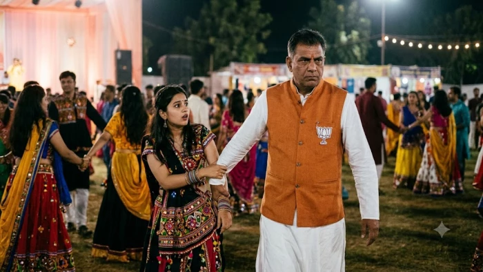 इंदौर में भाजपा मंडल अध्यक्ष ने लड़की को गरबा से धक्के देकर भगाया, वीडियो वायरल, स्वजन से बदसलूकी का भी आरोप