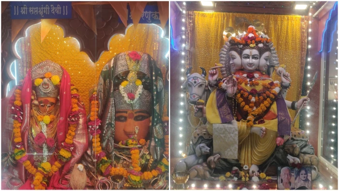इंदौर में कोल्हापुर की महालक्ष्मी, तुलजापुर की भवानी, माहुर की रेणुका देवी और नासिक की सप्तशृंगी देवी के एक साथ करें दर्शन