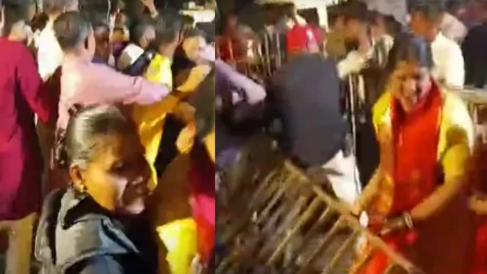 जबलपुर में गरबा के पास नहीं मिलने पर बवाल, बजरंग दल के कार्यकर्ता भड़के तो लात-घूंसे चले; महिलाओं-बच्चों को पीटा