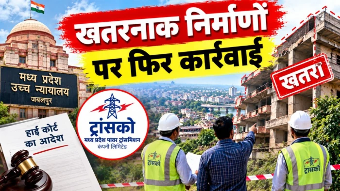 हाई कोर्ट के आदेश के बाद ट्रांसको सक्रिय, जबलपुर में खतरनाक निर्माणों की फिर होगी पहचान