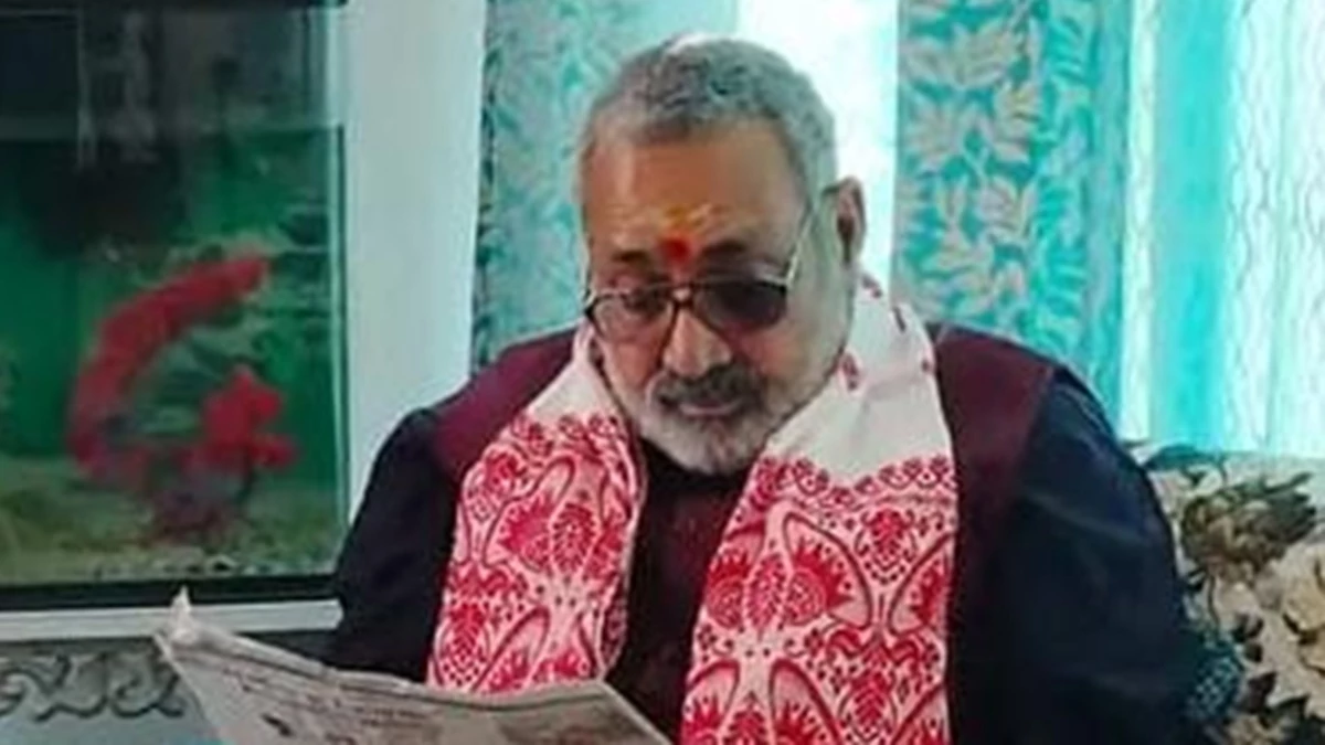 केंद्रीय मंत्री गिरिराज सिंह डिंडौरी में बोले- परिवारवाद का लोकतंत्र में खत्म होने का समय आ गया है