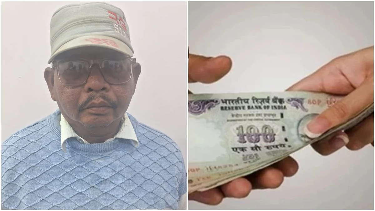 रीवा में 3 हजार की रिश्वत लेते राजस्व निरीक्षक पकड़ाया, भूमि सीमांकन के बदले मांगी थी रकम