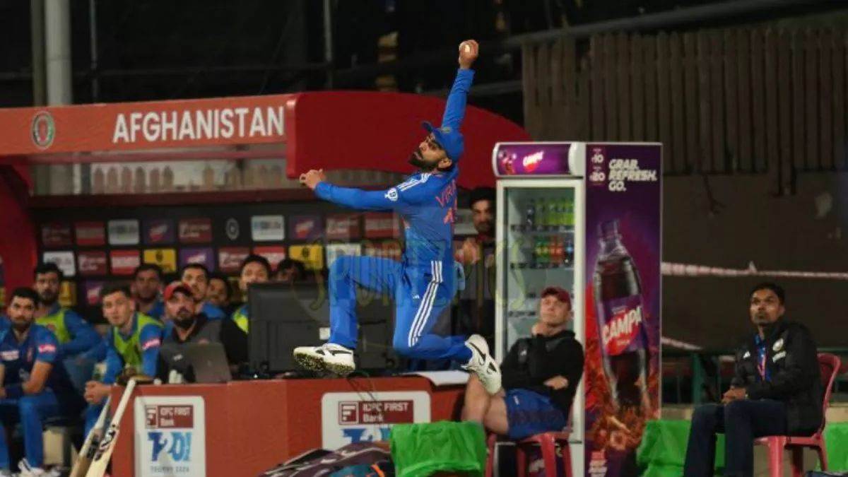 IND vs AFG VIDEO: Virat Kohli का वो कैच जिसने अफगानिस्तान को हराया, वीडियो देख फैंस बोले- सुपरमैन