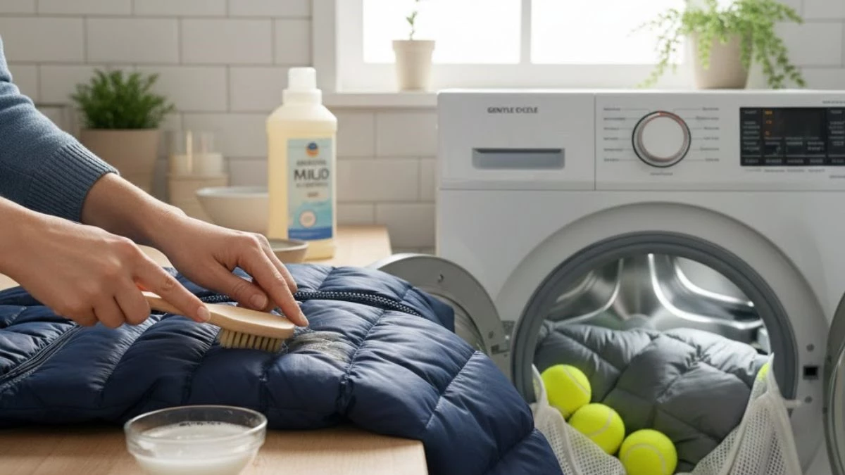 पफर जैकेट की सफाई में बचाएं ड्राई क्लीनिंग के पैसे, घर पर अपनाएं ये 5 स्मार्ट ट्रिक्स; खराब नहीं होगी रूई