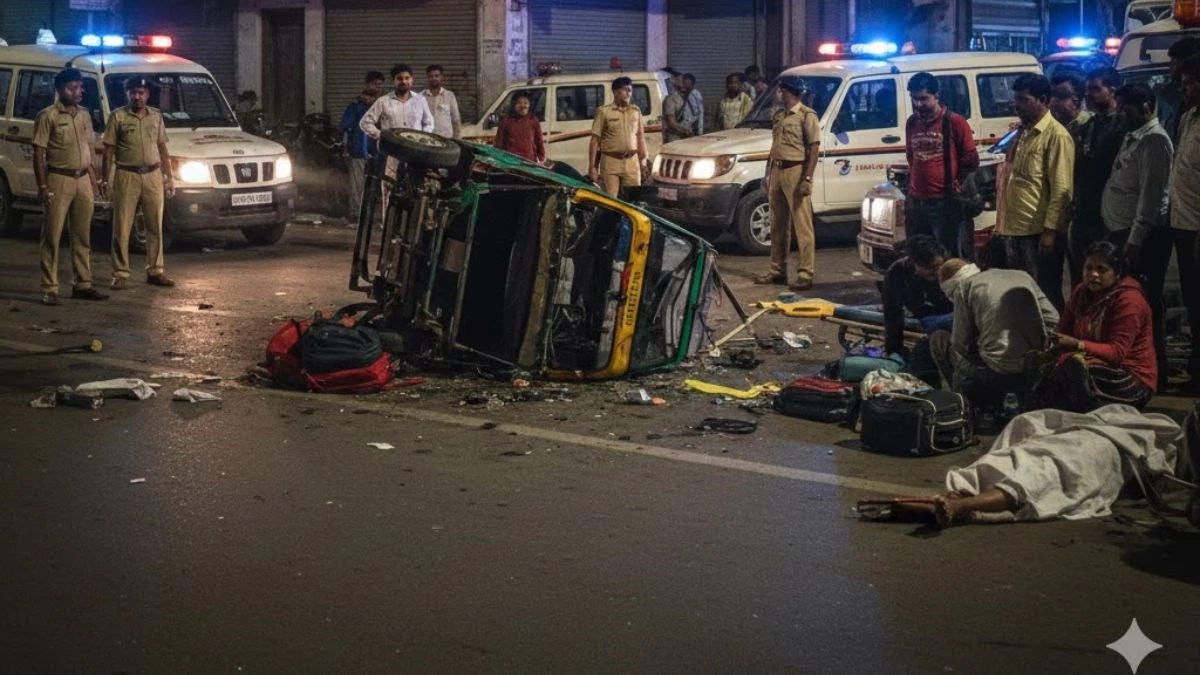 MP Accident: कुबेरेश्वर धाम से लौट रहे परिवार पर टूटा कहर, भोपाल में तेज रफ्तार ऑटो पलटा... एक की मौत; छह घायल