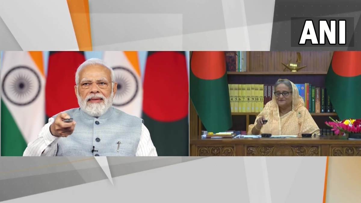 PM मोदी और शेख हसीना ने किया भारत-बांग्लादेश मैत्री पाइपलाइन का उद्घाटन