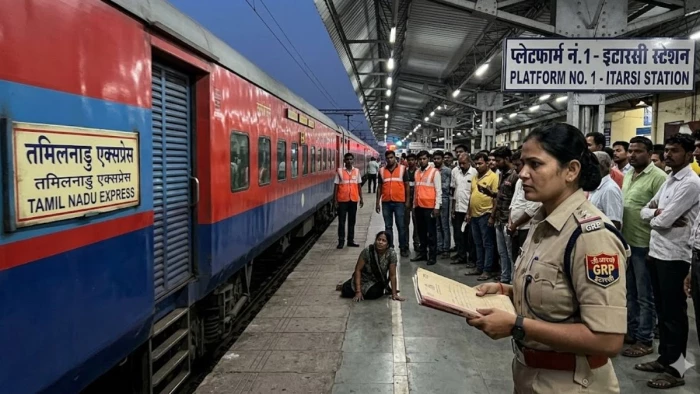 इटारसी स्टेशन पर मां ने 8 साल की बेटी को ट्रेन के आगे फेंका, बच्ची की हालत नाजुक